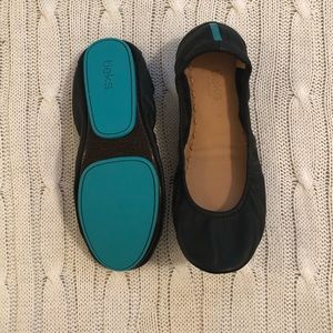 Tieks Matte Black Classic Flats